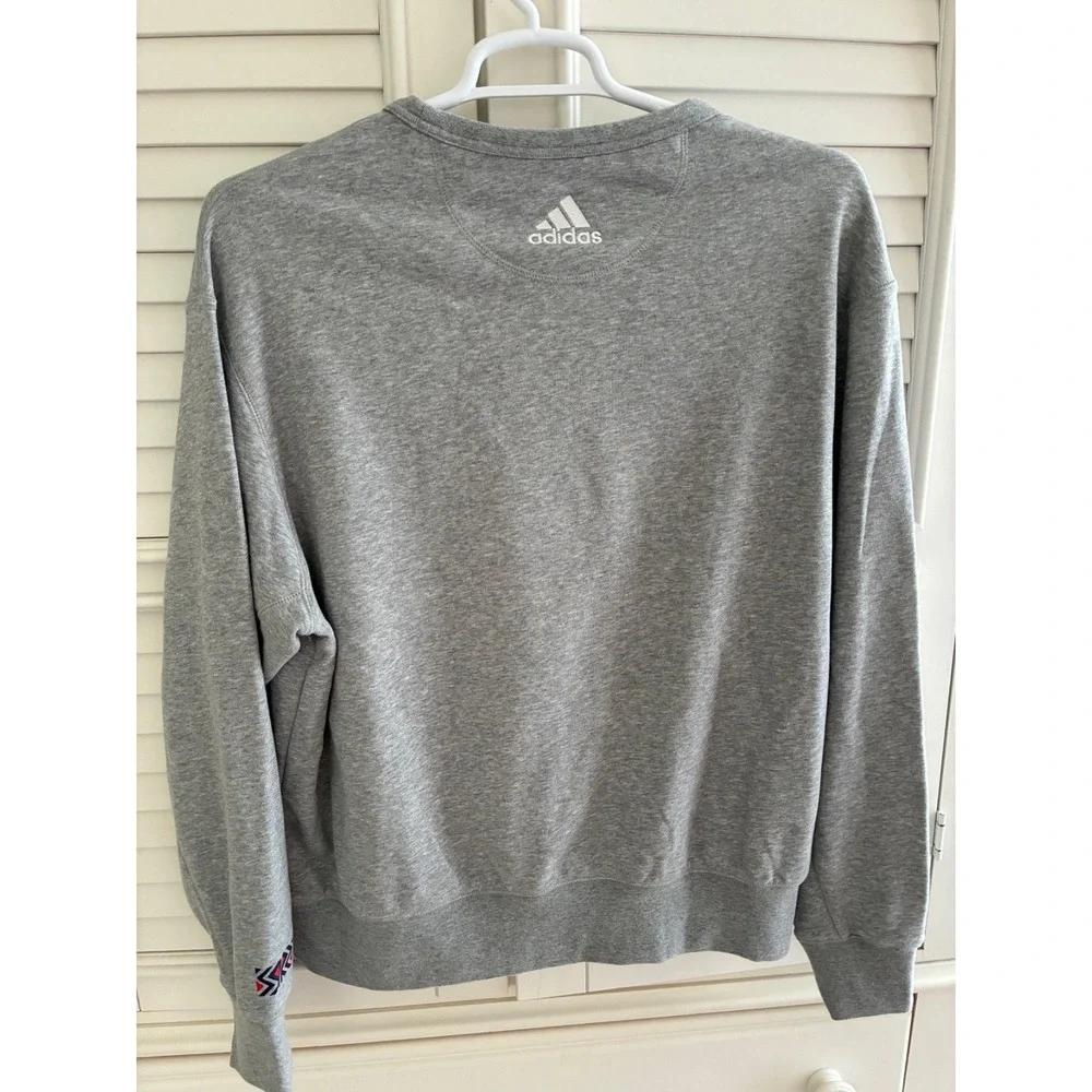 Men's XL NWOT Florida Panthers Adidas Reverse Retro 2.0 pullover sweatshirt gray